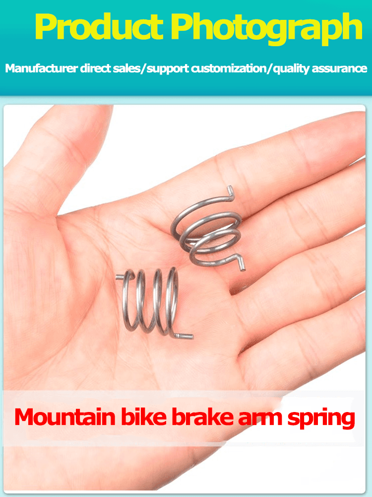 Bicycle disc brake caliper return spring factory