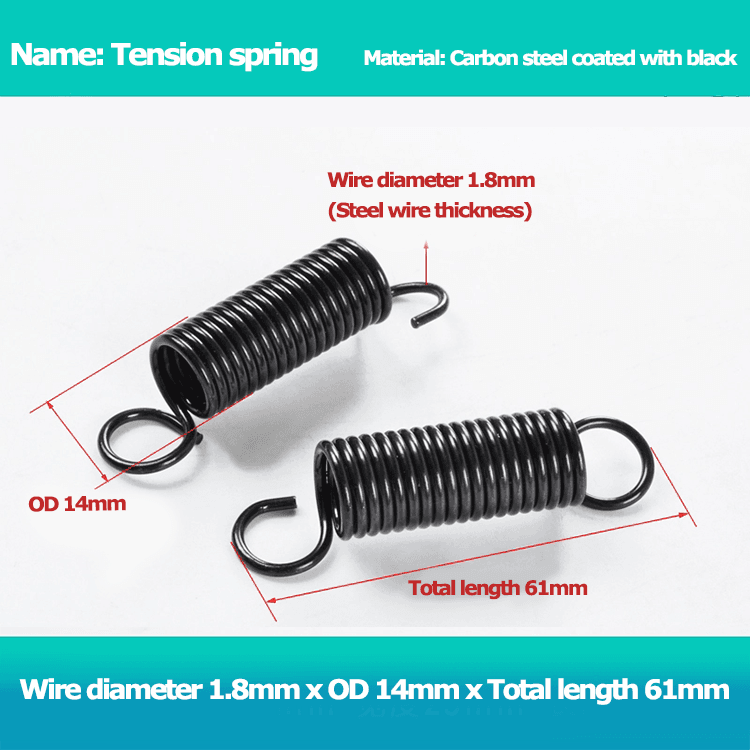 Childrens bicycle foot support spring