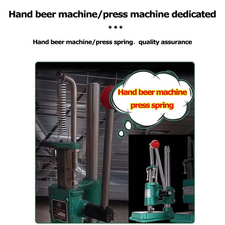 Hand beer machine springs factory
