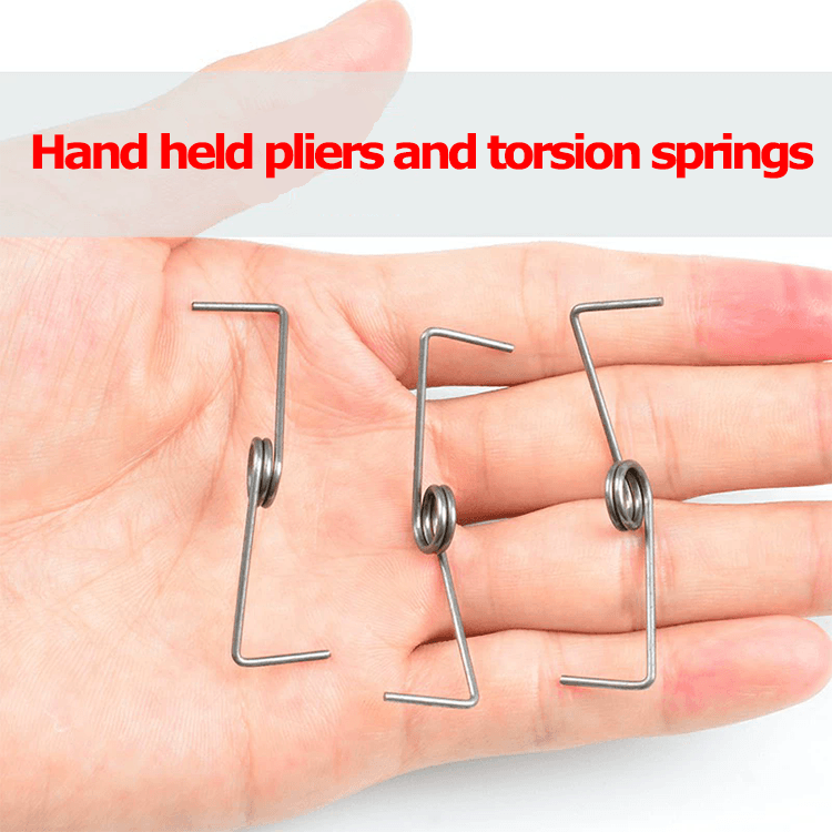 Hand held pliers and torsion spring
