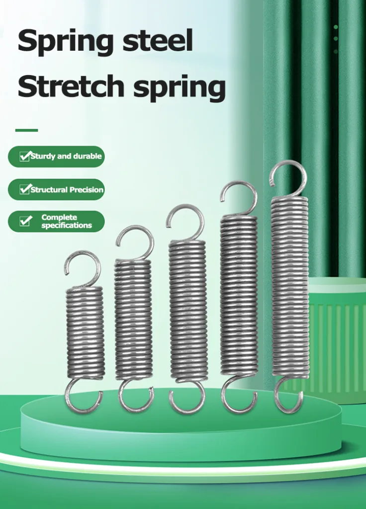 Hook steel bar straightening machine tension springs 1