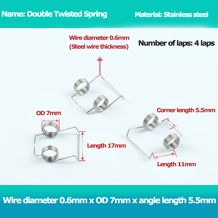 Household thermos lid double torsion spring manufactruer