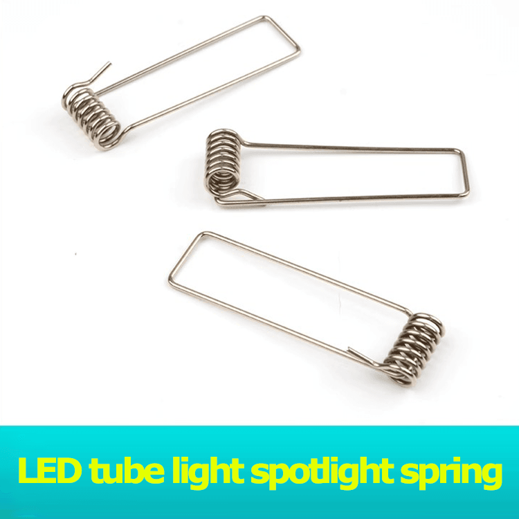 LED tube light spotlight springs