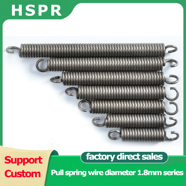 Motorcycle stand with hook spring