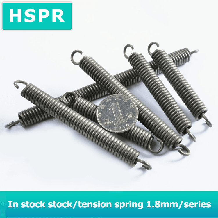 Motorcycle stand with hook springs