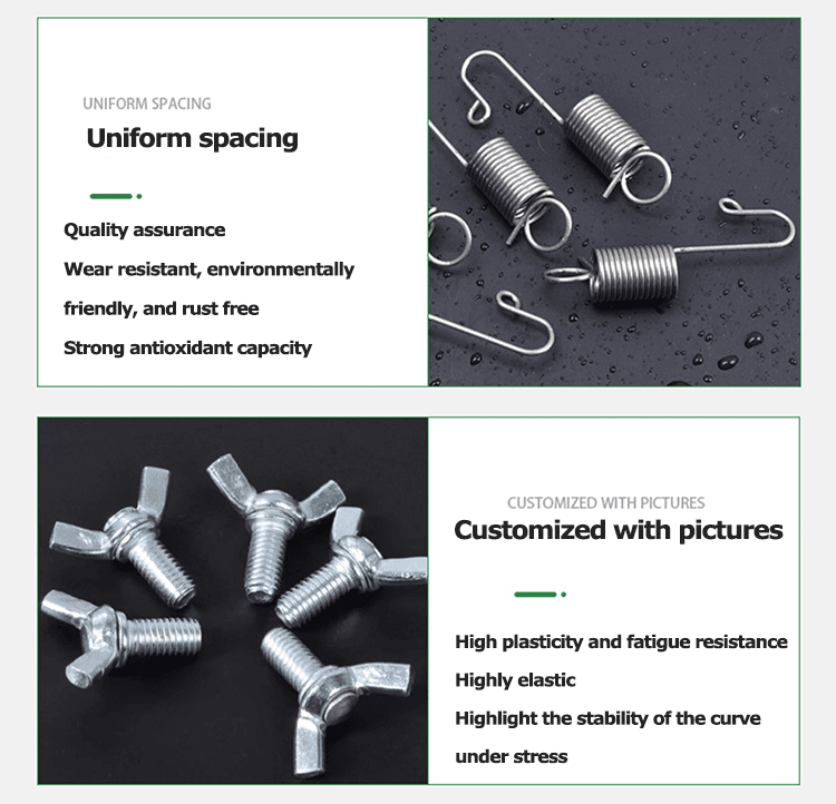 Stainless steel pull springs for pull up hooks 1