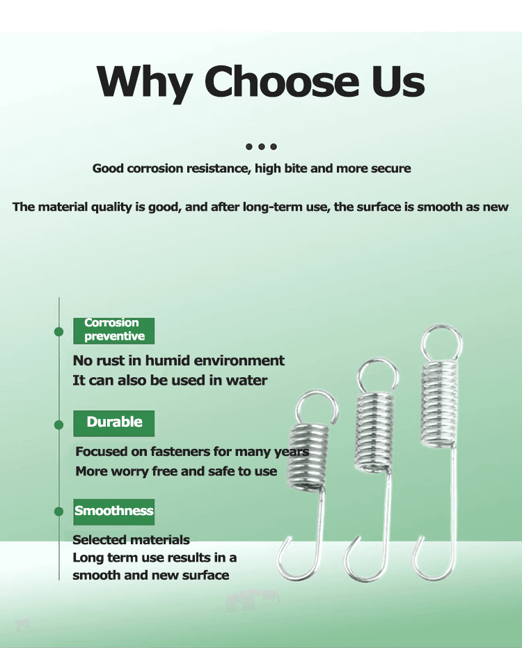 Strong pedal tension spring with hook 1