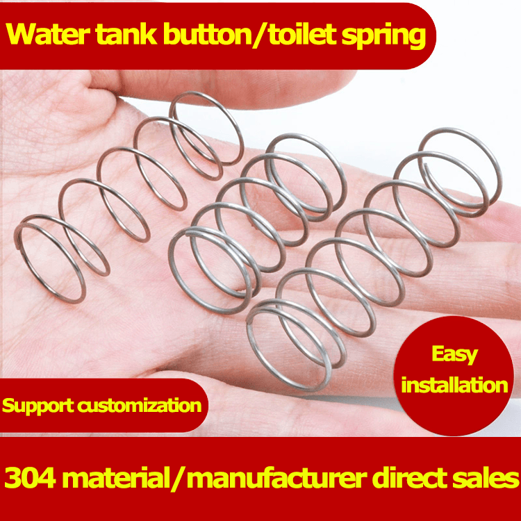 Toilet pump valve water tank cover button spring manufacturer Toilet pump valve water tank cover button spring manufacturer