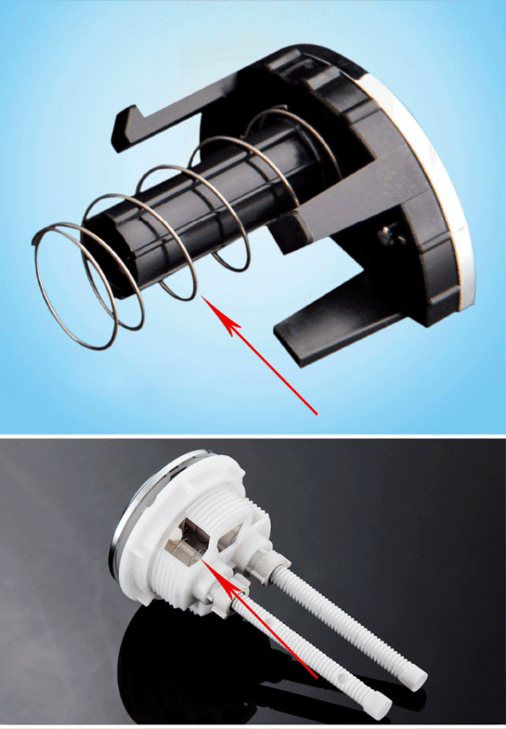 Toilet pump valve water tank cover button springs for sale Toilet pump valve water tank cover button springs for sale