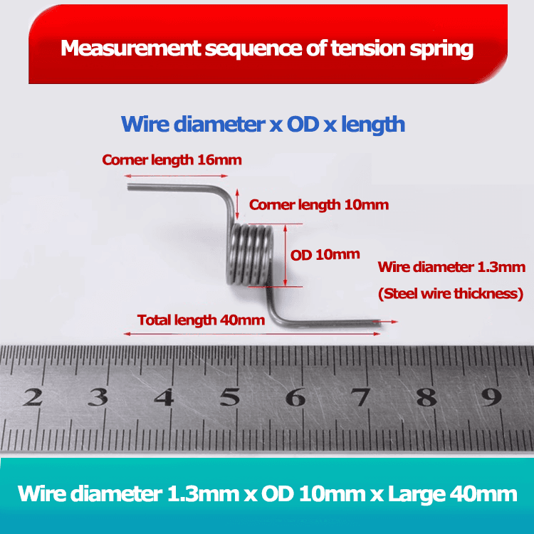 custom Refrigerator door torsion spring