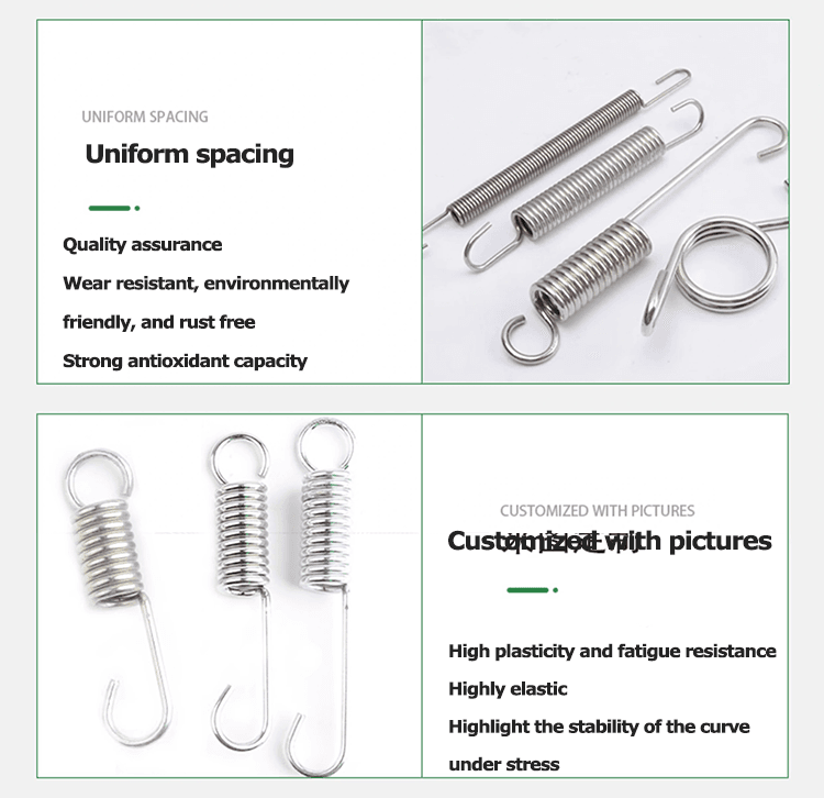 factory of Strong pedal tension spring with hook