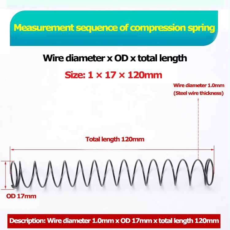 small printing machine compression return spring factory