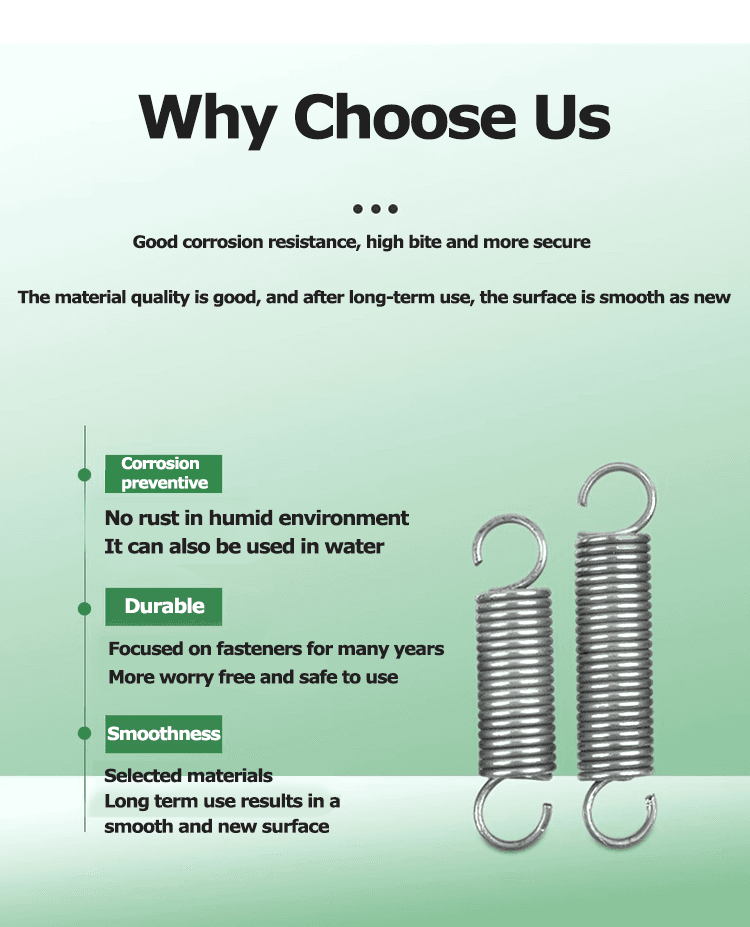 Customized springs for long and short machine tools 1