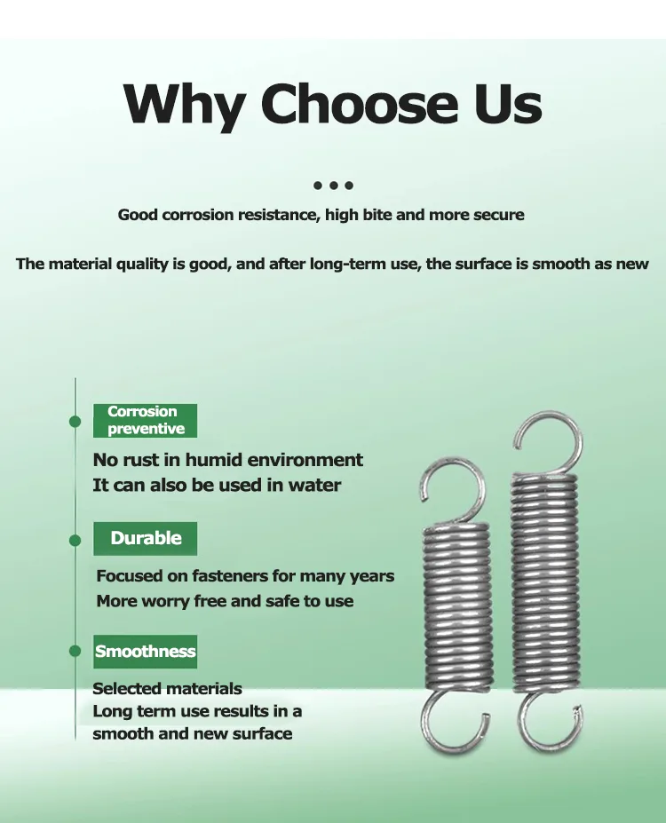 Customized springs for long and short machine tools 1