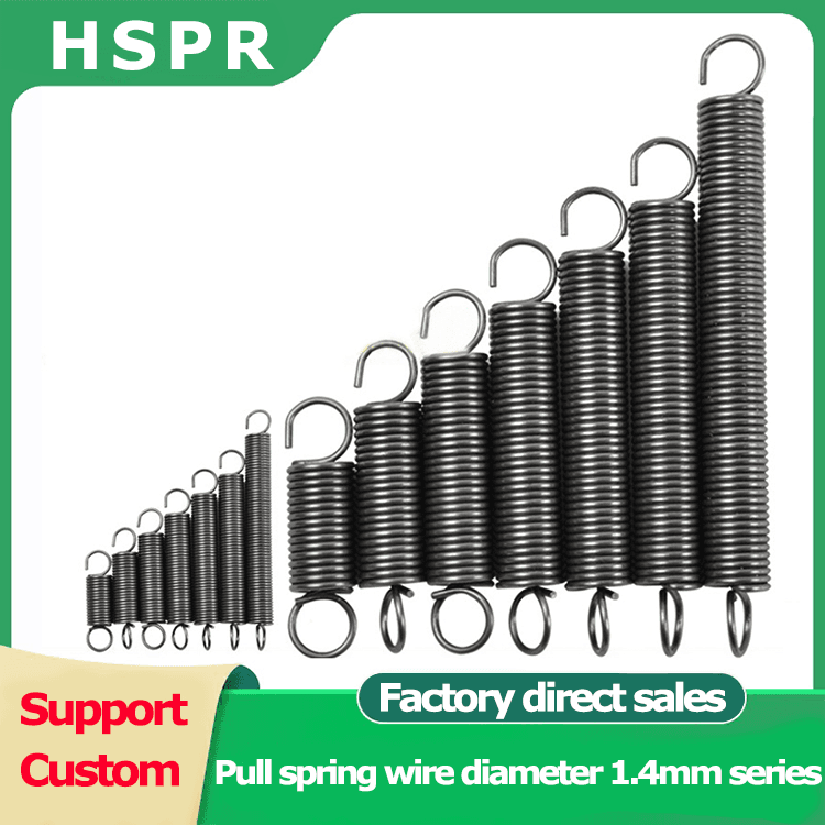 Customized springs for long and short machine tools