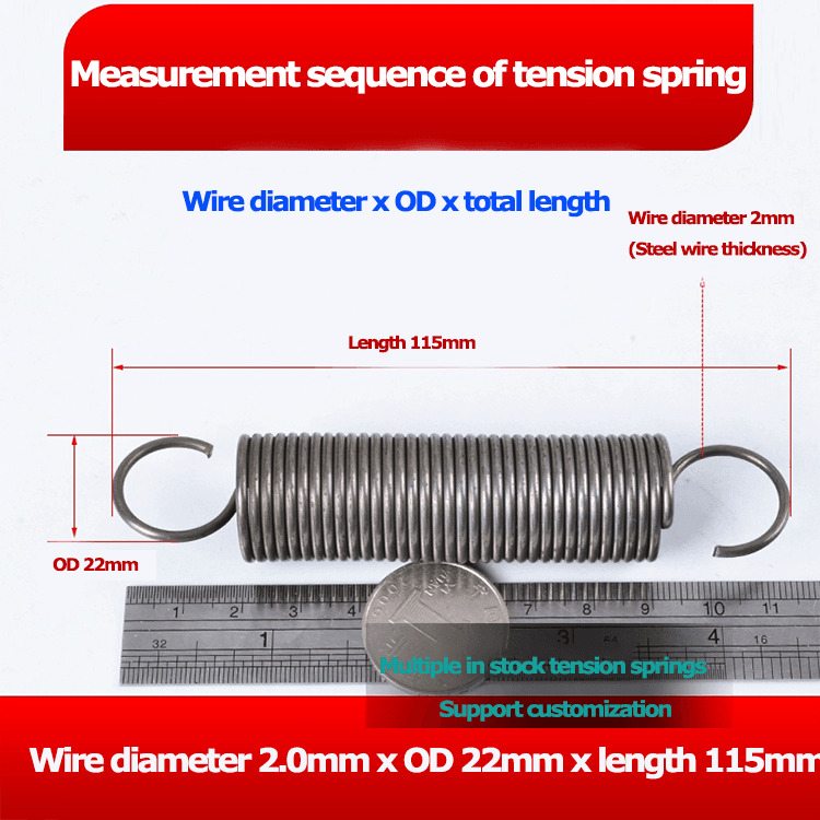 Hook strong household machine tension spring factory