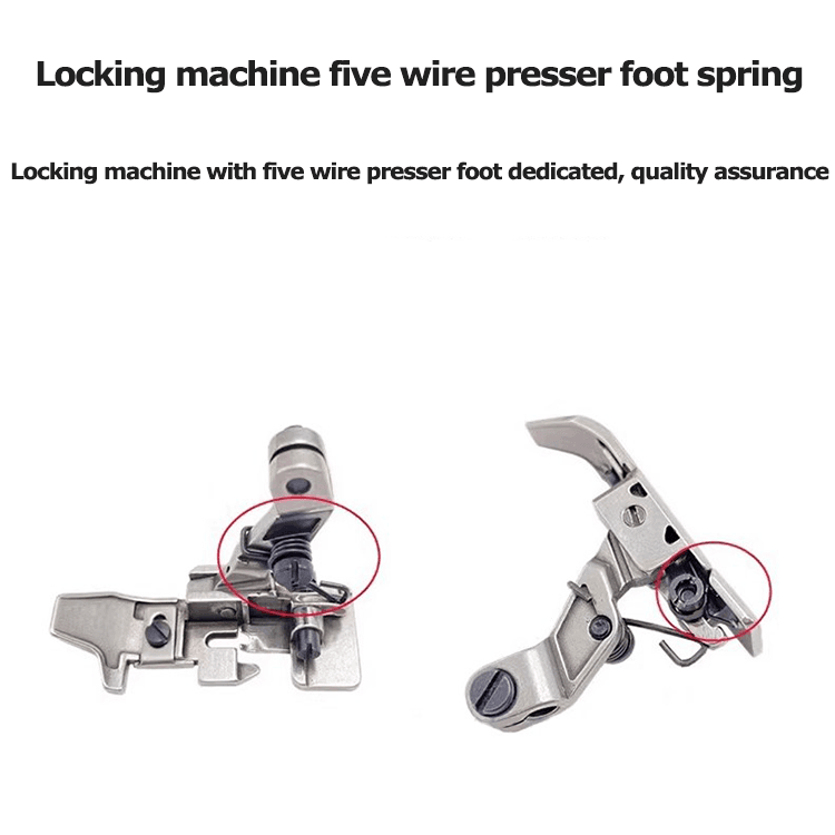 Locking machine presser foot screw springs factory