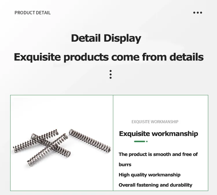 Milling machine fast slow wave compression spring 1