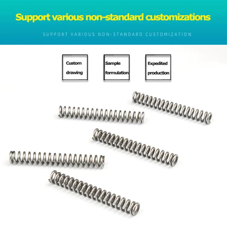 Milling machine fast slow wave compression springs manufacturer